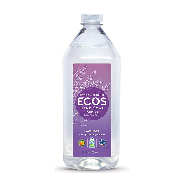 ECOS Hypoallergenic Lavender Hand Soap Refill, 32 fl. oz.