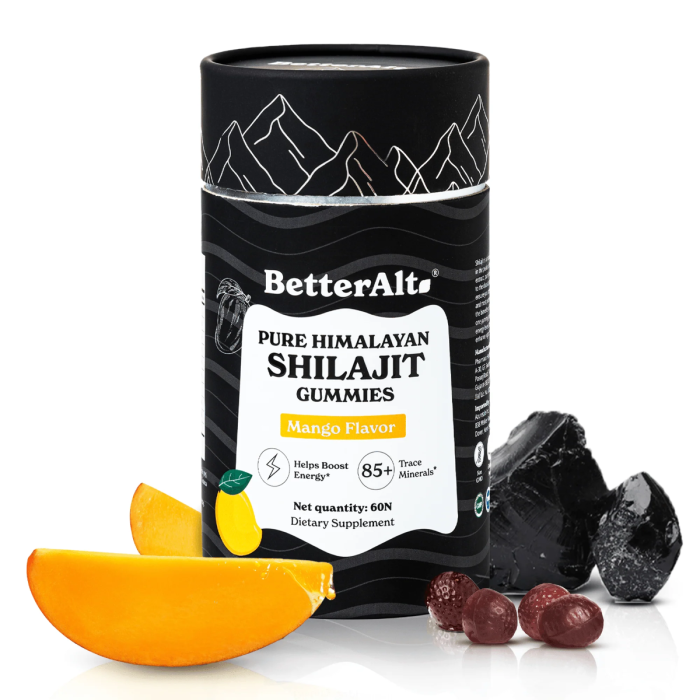 Better Alt Pure Shilajit Resin Mango - Front view