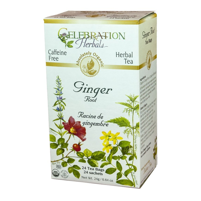 Celebration Herbals Organic Ginger Root - Front view