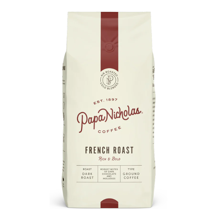 Papa Nicholas French Roast Ground, 12 oz.