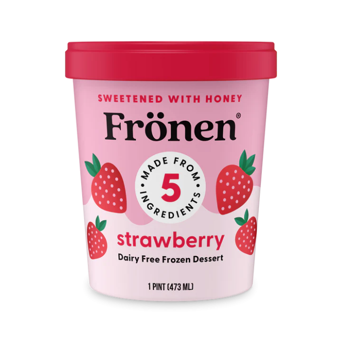 Fronen Strawberry Dairy-Free Frozen Dessert, 1 Pint