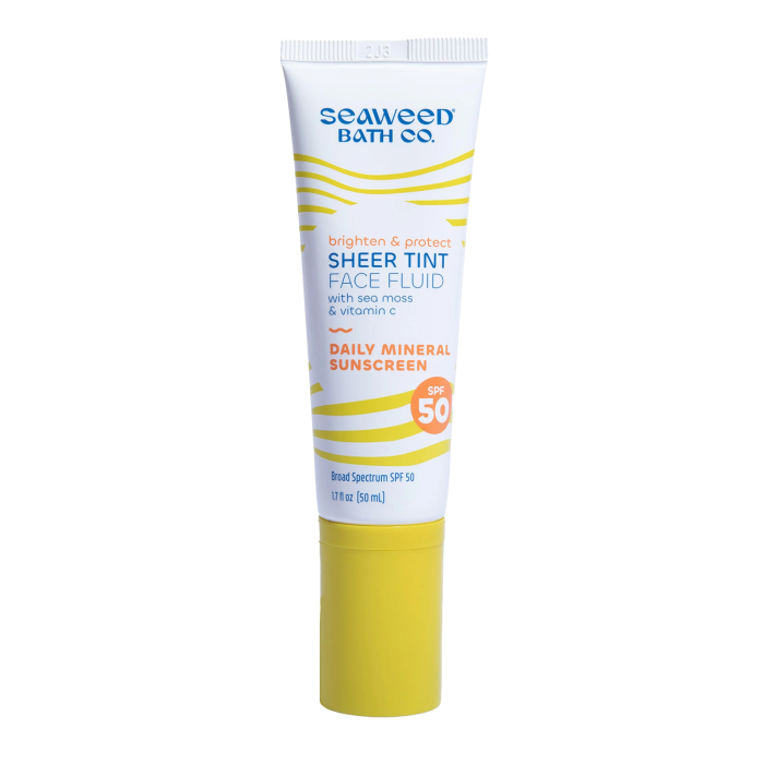 Seaweed Bath Co. Sheer Tint Face Fluid SPF 50 - Front view