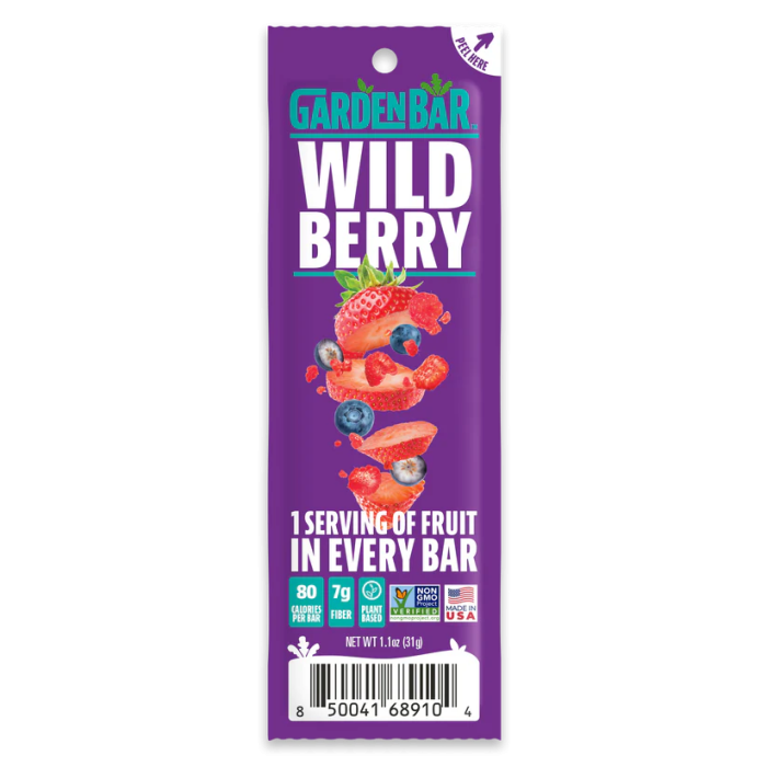 Garden Bar Wild Berry Fruit Bar, 1.1 oz.