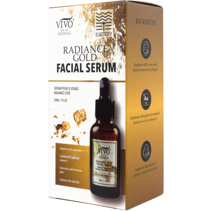 Vivo Per Lei Radiance Gold Facial Serum, 1 oz.