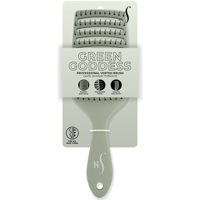 HerStyler Pro Vented Brush Green Goddess, 1 Brush
