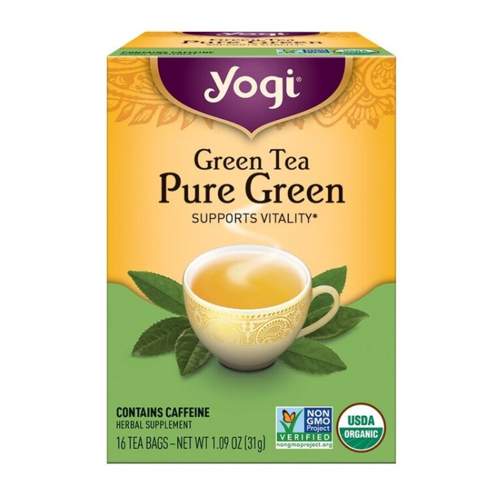 Yogi Tea Green Tea Pure Green, 16 Tea Bags
