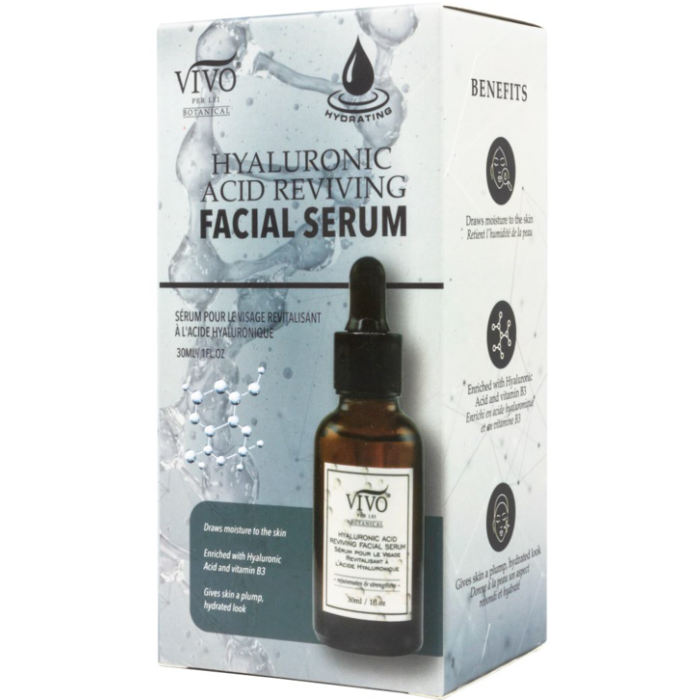 Vivo Per Lei Hyaluronic Acid Reviving Facial Serum, 1 oz.