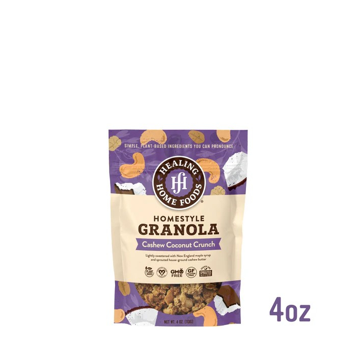 Homestyle Cashew Coconut Crunch Granola 4oz.