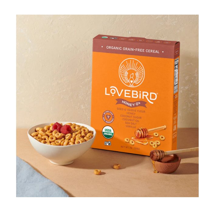 Lovebird Honey Cereal, 7 oz.