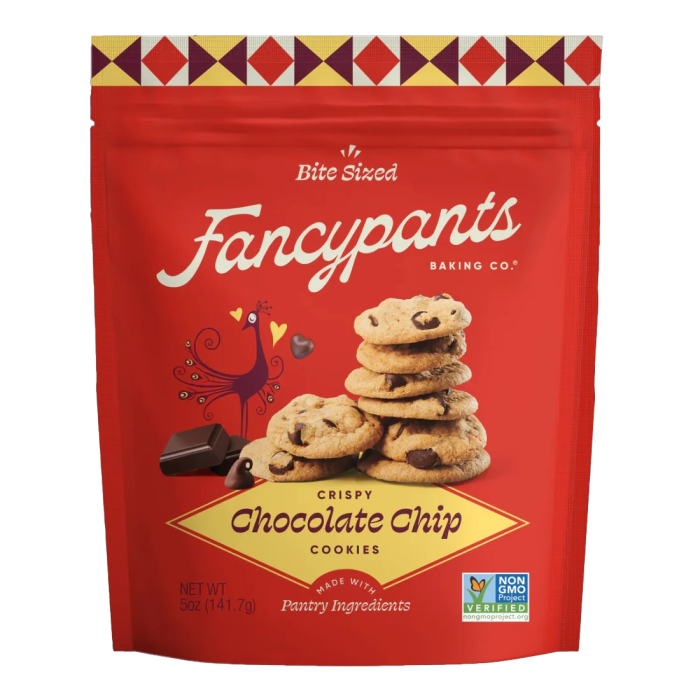 Fancypants Baking Co. Chocolate Chip Cookies - Front view