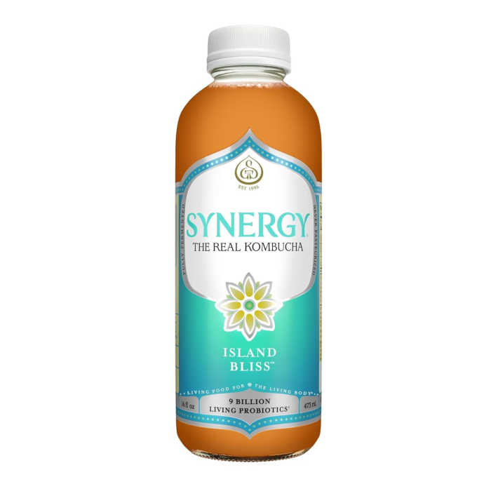 GT's Island Bliss Kombucha - Front view