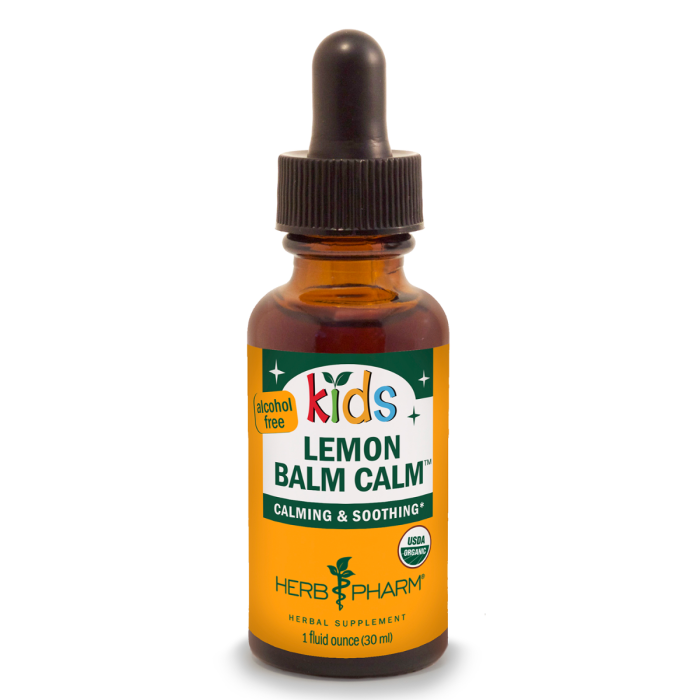 Herb Pharm Kids Lemon Balm Calm Alcohol Free - Front view