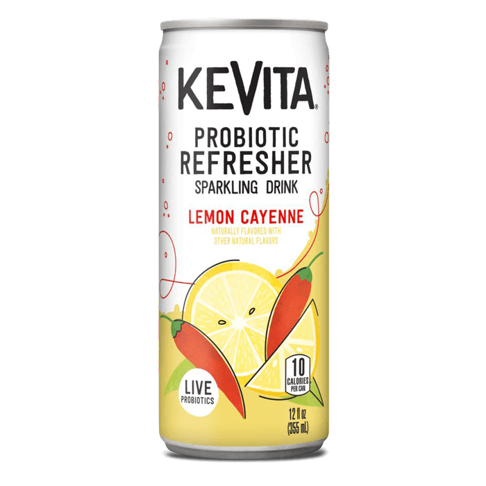 KeVita Sparkling Probiotic Drink Lemon Cayenne - Front view