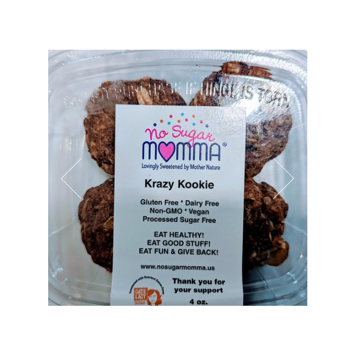 No Sugar Momma Krazy Kookies, 4 oz.