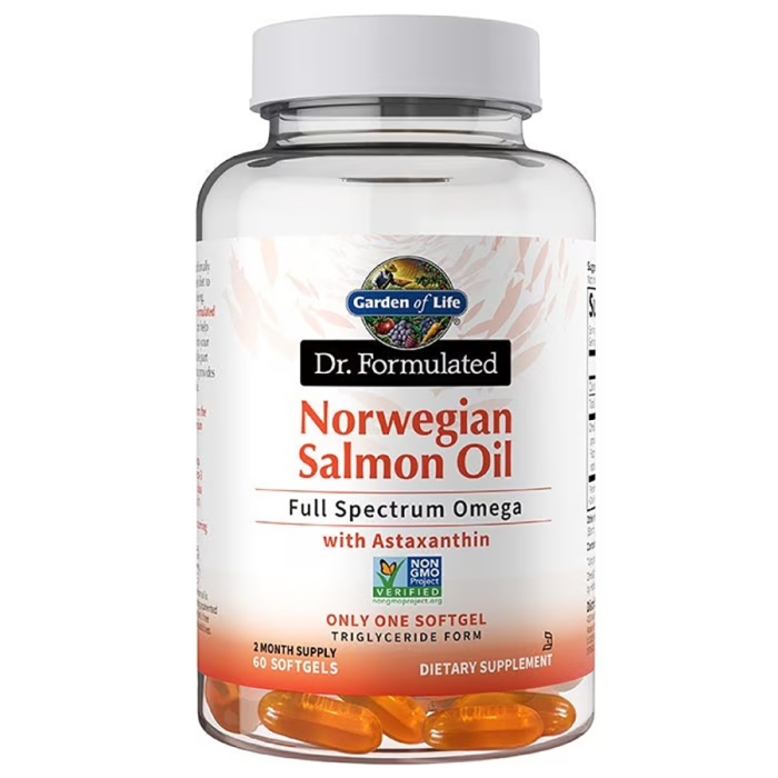 Garden of Life Salmon Oil - Front view