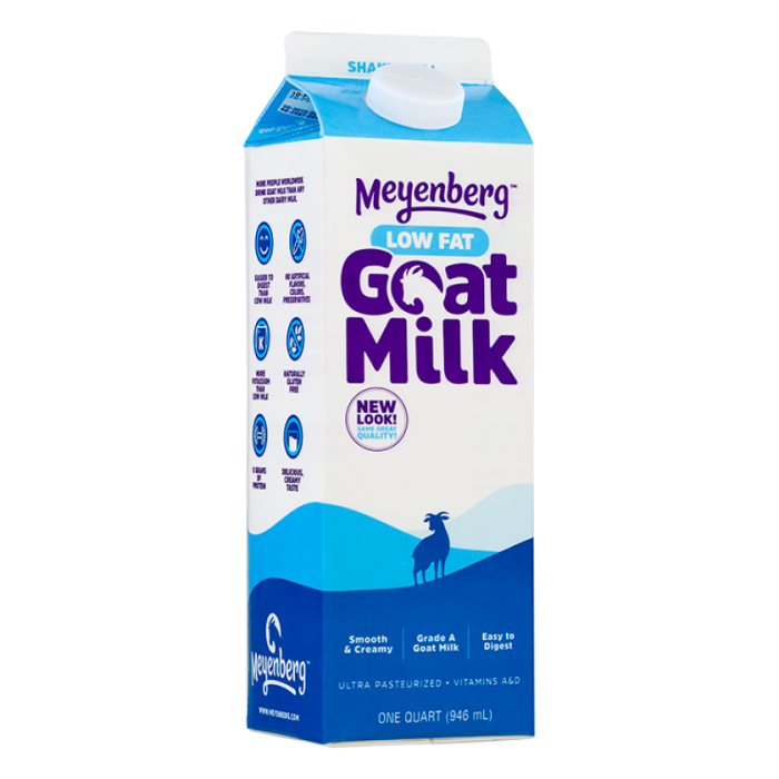 Meyenberg Low-Fat Goat Milk, 32 fl. oz.