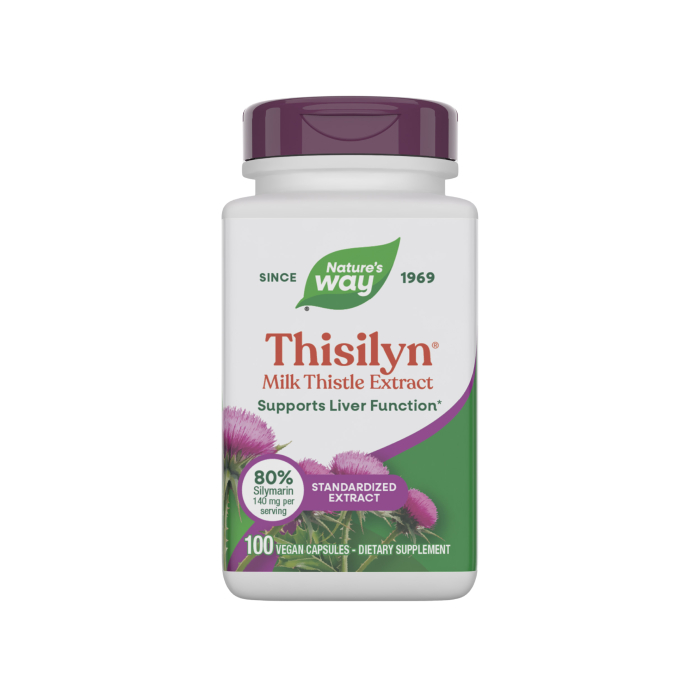 Nature's Way Thisilyn Milk Thistle Extract, 100 Vegan Capsules