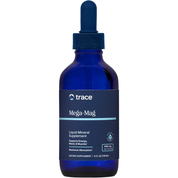 Trace Minerals Mega-Mag 400 mg, 4 fl. oz.
