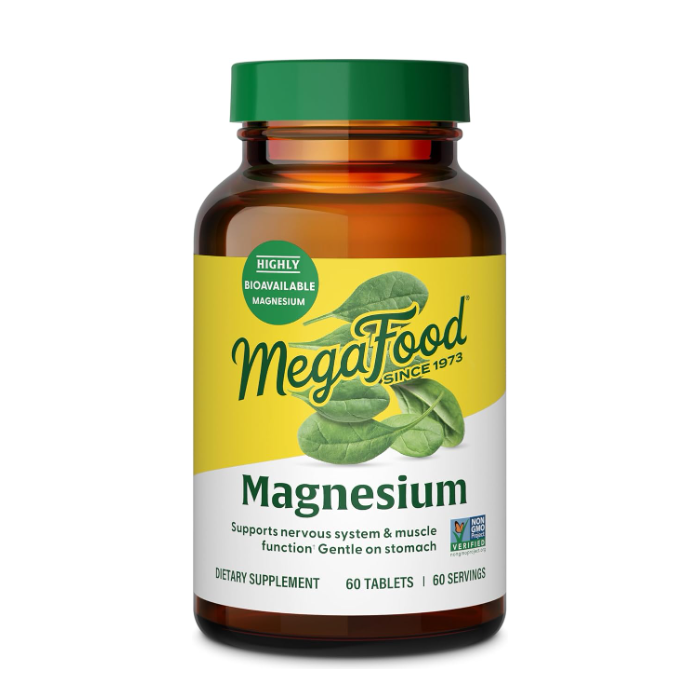MegaFood Magnesium, 60 Tablets