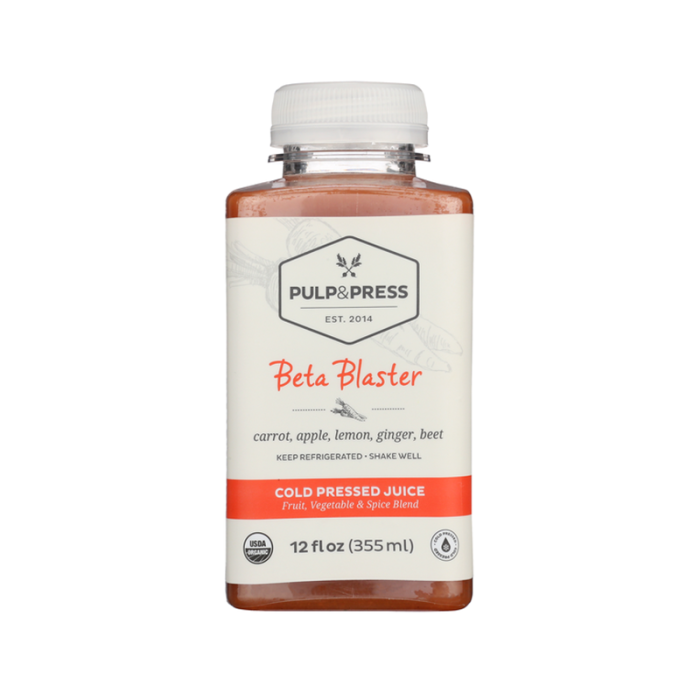 Pulp & Press Beta Blaster Cold Pressed Juice - Front view