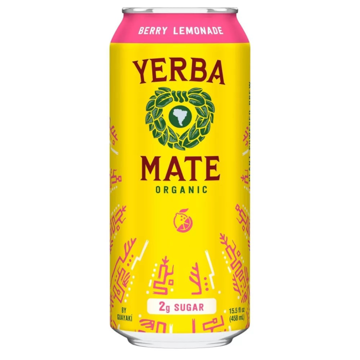 Guayaki Yerba Mate Berry Lemonade - Front view