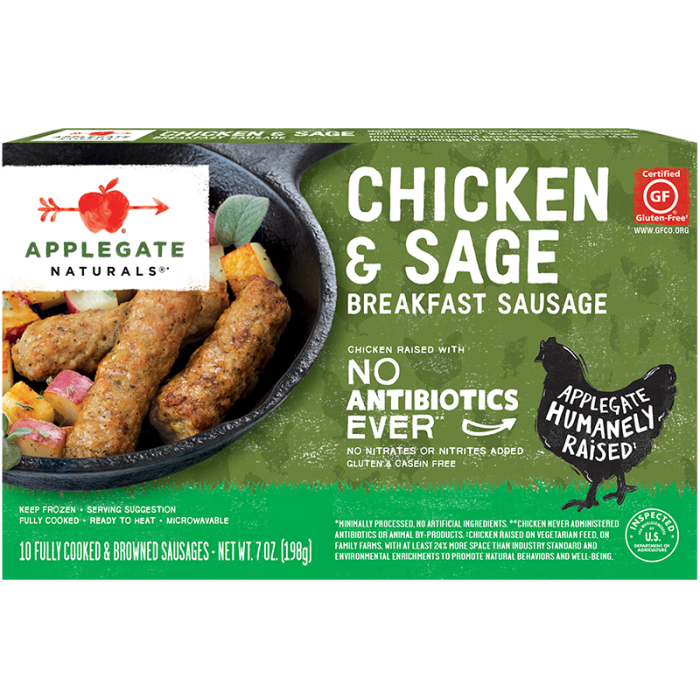 Applegate Naturals Chicken & Sage Breakfast Sausage