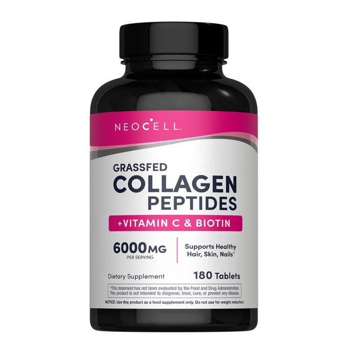 NeoCell Grassfed Collagen Peptides, 180 Tablets