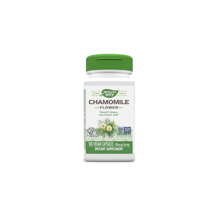 Nature's Way Chamomile Flowers, 100 Capsules