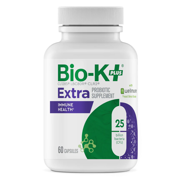 Bio-K+ Immune Support Probiotic Supplement - Front view