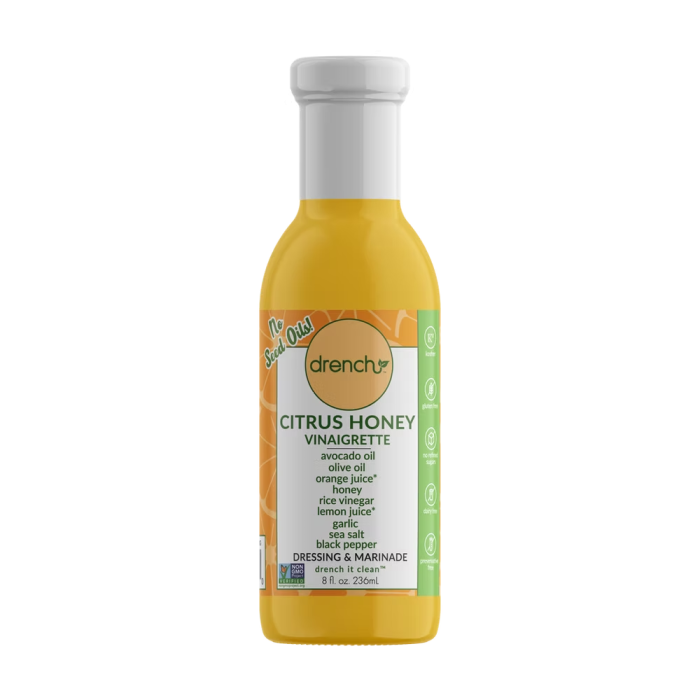 Drench Citrus Honey Vinaigrette Dressing & Marinade - Front view