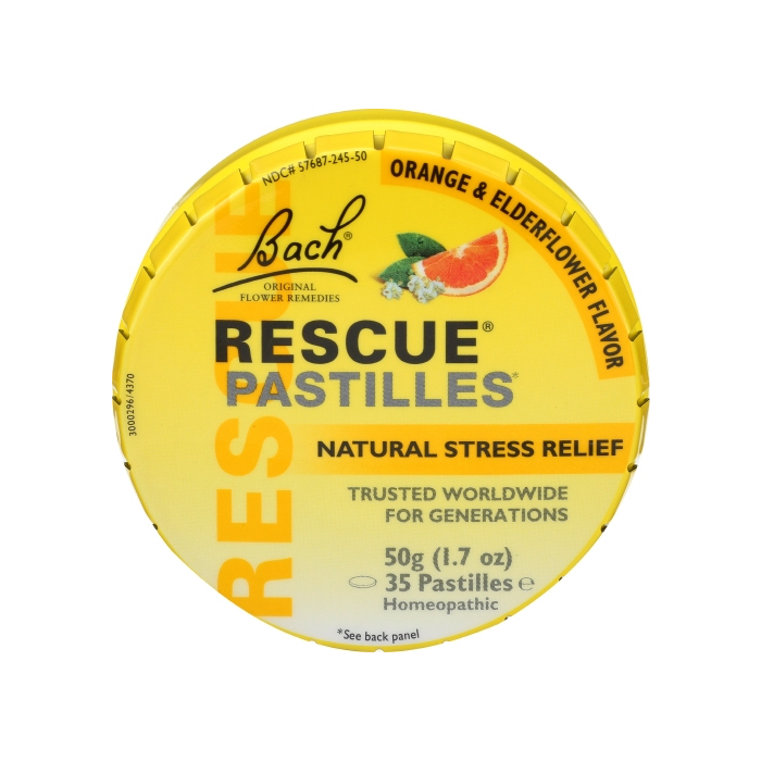 Rescue Remedy with Orange And Elderflower, 35 Pastilles