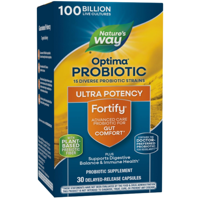 Nature's Way Fortify® Optima® 100 Billion Probiotic, 30 capsules