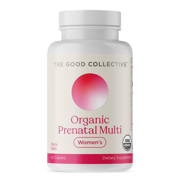 The Good Collective Organic Prenatal Multi - Front view