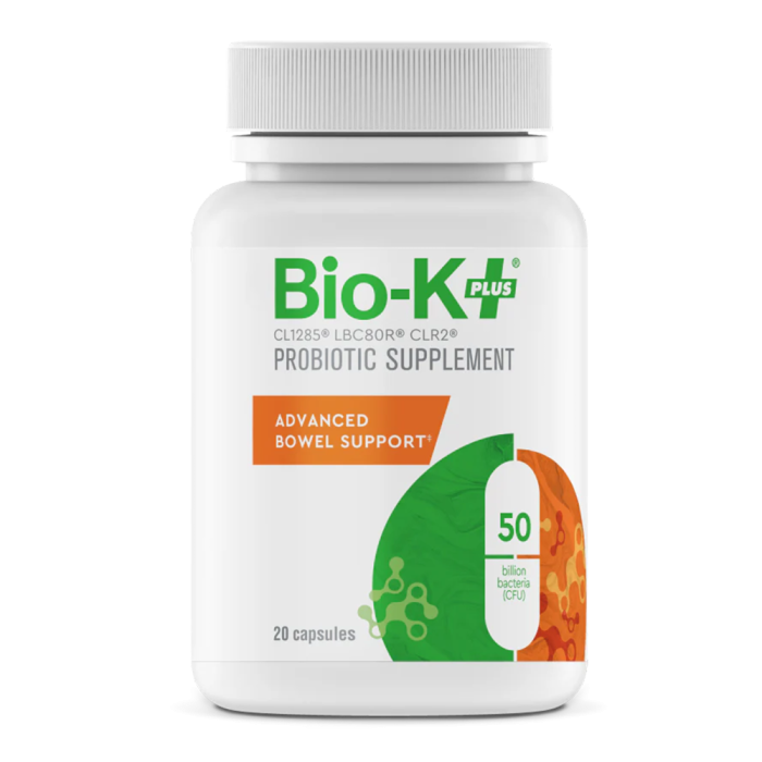Bio-K+ Advanced Bowel Support Probiotic Supplement - Front view