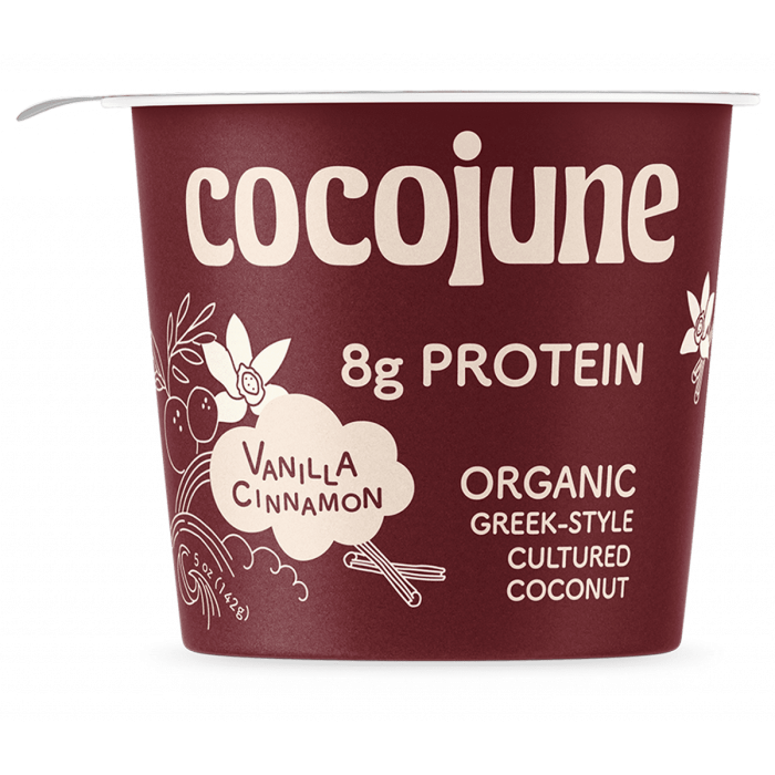 Cocojune Vanilla Cinnamon Protein Yogurt - Front view