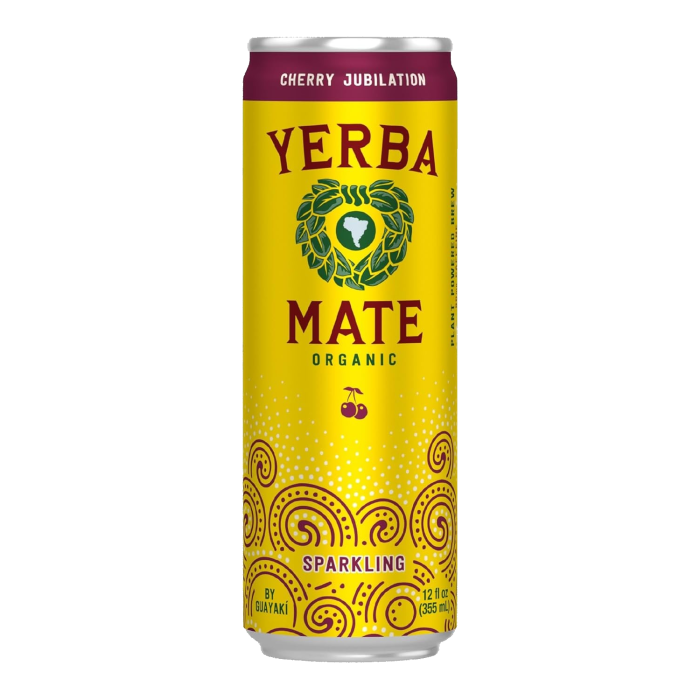 Guayaki Yerba Mate Sparkling Cherry Jubilation - Front view