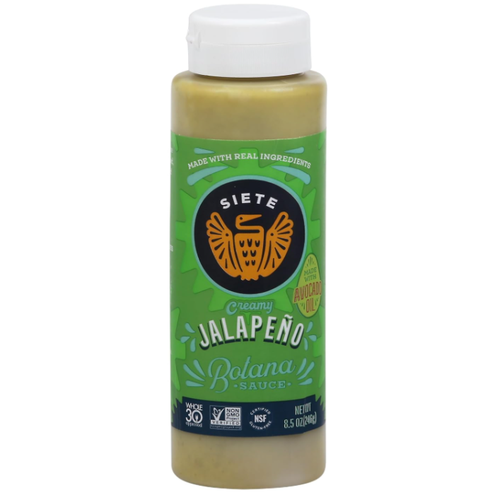 Siete Jalapeno Botana Sauce - Front view
