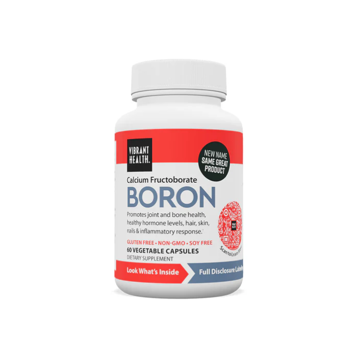 Vibrant Health Boron, 60 Capsules