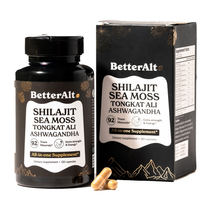 Better Alt Shilajit Sea Moss - Front view