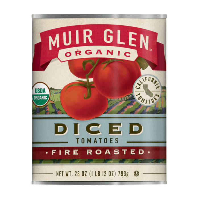 Muir Glen Fire Roasted Diced Tomatoes, 14.5 oz.