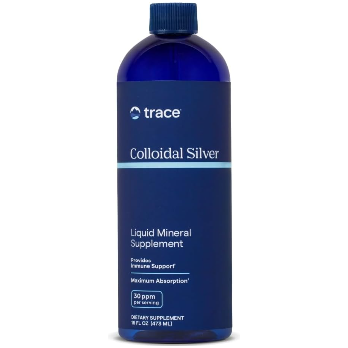 Trace Minerals Colloidal Silver 30 PPM, 16 oz.