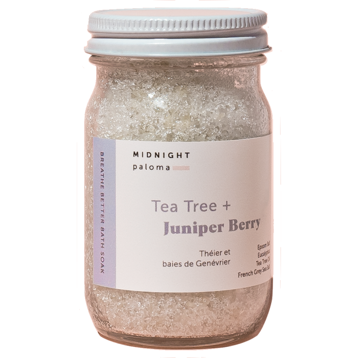 Midnight Paloma Tea Tree + Juniper Bath Soak, 4 oz. 