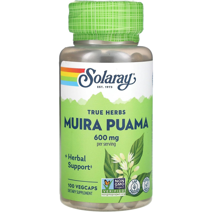 Solaray Muira Puama 600 mg - Front view