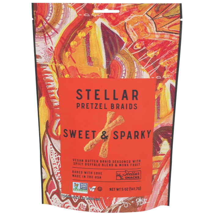 Stellar Pretzel Braids Snack Sweet & Sparky - Main