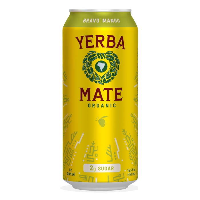 Guayaki Yerba Mate Organic Bravo Mango - Front view