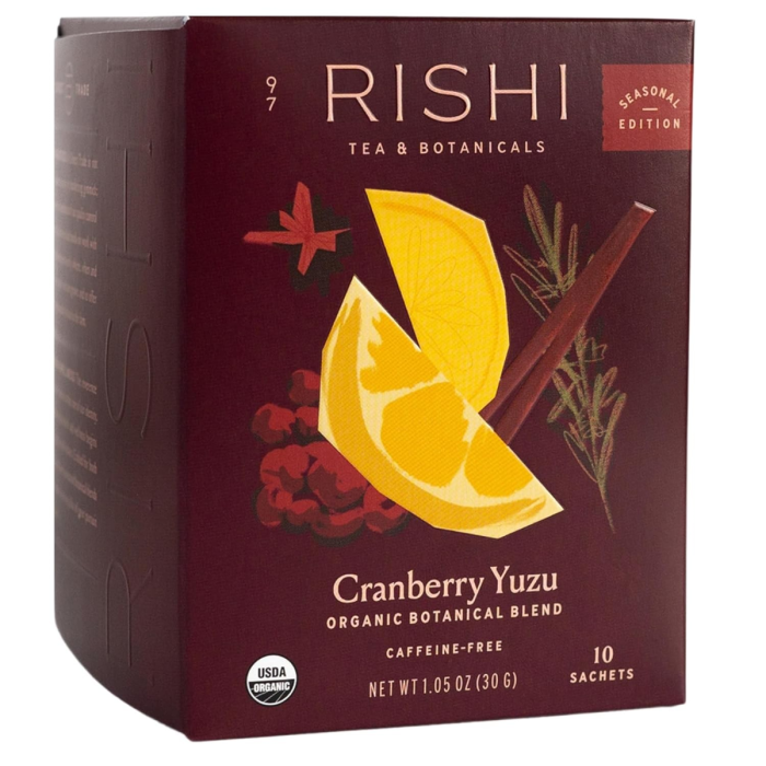 Rishi Tea Cranberry Yuzu - Front view