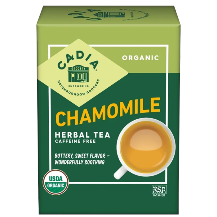 Cadia Organic Chamomile Tea - Front view
