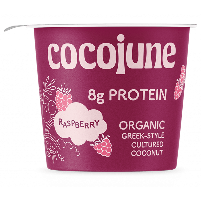 Cocojune Raspberry Protein Yogurt - Front view