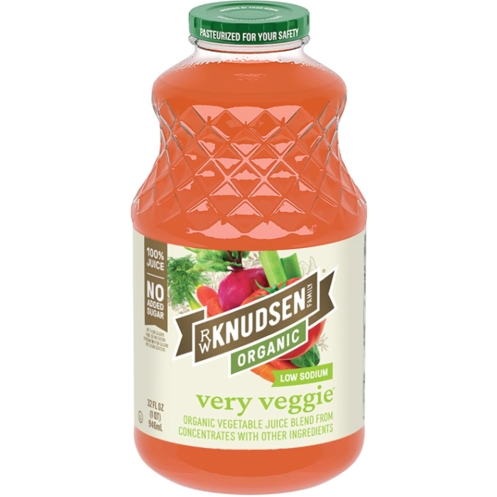 RW Knudsen Organic Very Veggie Low Sodium Juice, 32oz.