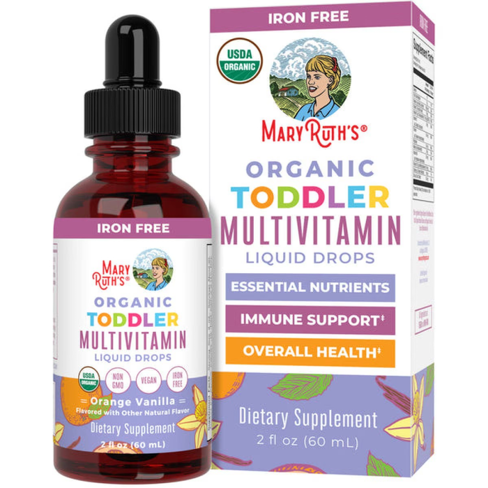 MaryRuth's Organic Toddler Multivitamin Liquid Drops - Front view